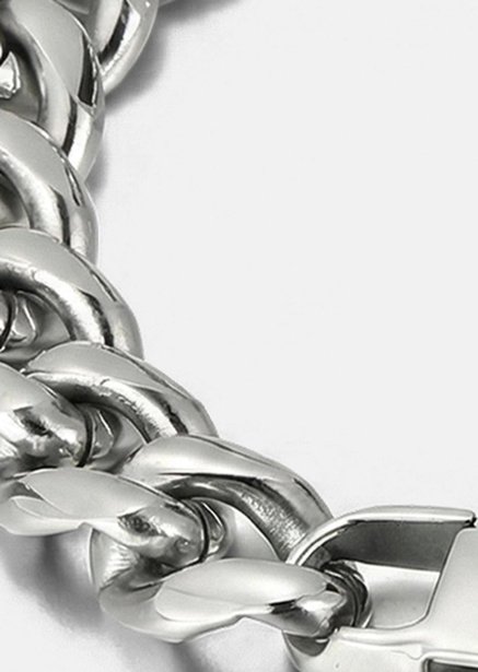 Bracelet Iron Valor - Silver Plated