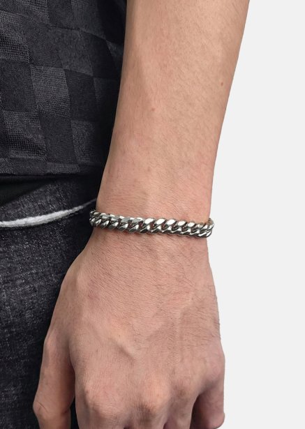 Bracelet Riven Edge - Silver Plated