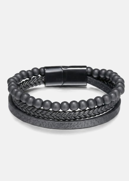 Leather Bracelet Raven Forge