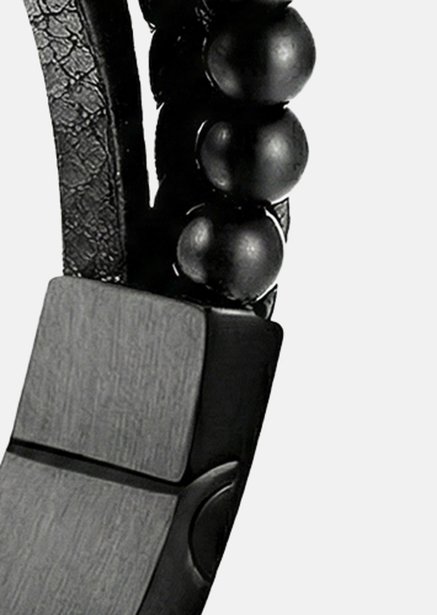 Leather Bracelet Noble Noir