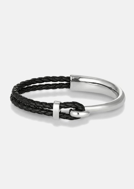 Leather Bracelet Gravitas Link