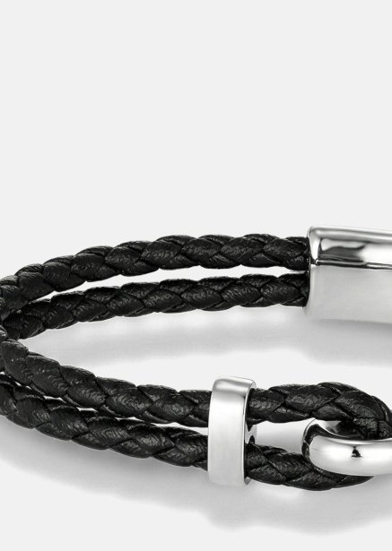 Leather Bracelet Gravitas Link