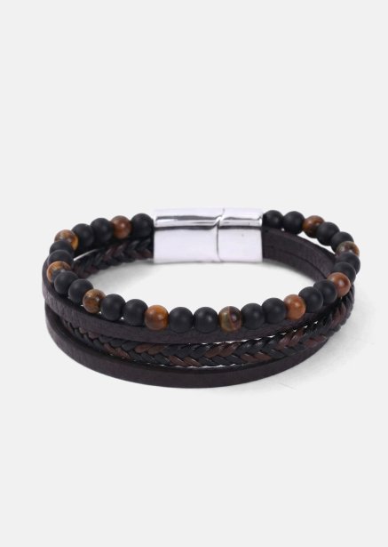 Leather Bracelet Titan Crest