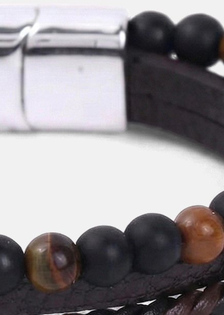 Leather Bracelet Titan Crest