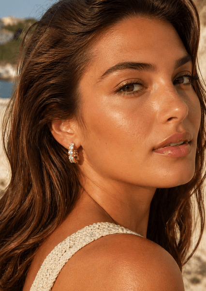 Vela Earrings - 18k Gold Plated