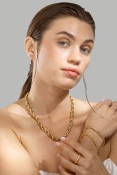 Bracelet Tresse - 18k Gold Plated