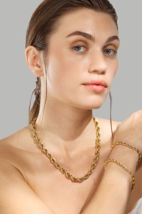Bracelet Twistad Elegans - 18k Gold Plated
