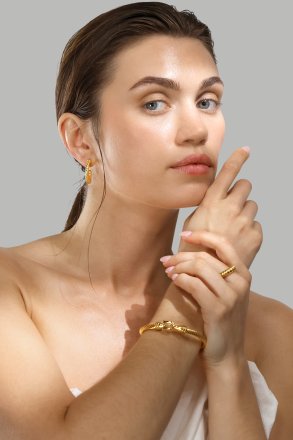 Bracelet Twistad Elegans - 18k Gold Plated