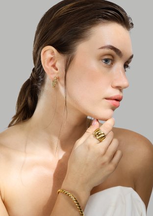 Bracelet Twist Glow - 18k Gold Plated