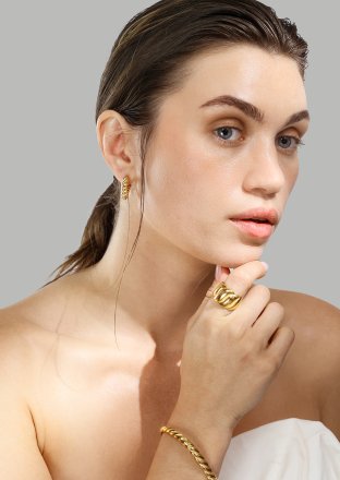 Bracelet Twist Glow - 18k Gold Plated