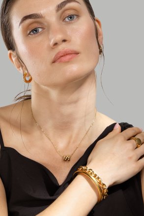 Necklace W-Twist – 18k Gold Plated