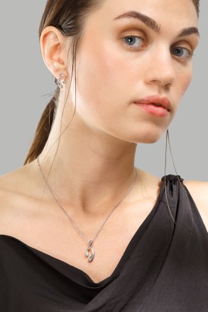 Earrings Sculpture – Silver Plated