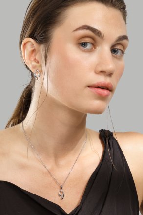 Earrings Sculpture – Silver Plated
