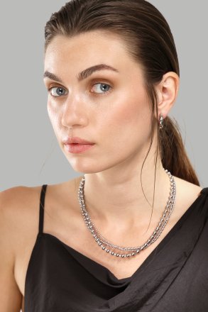 Earrings Bold mini – Silver Plated