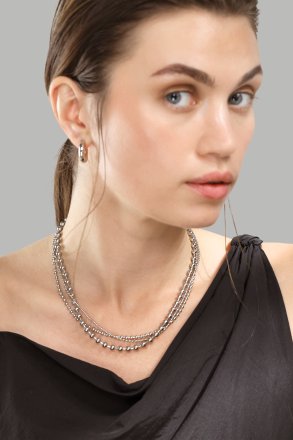 Earrings Bold mini – Silver Plated