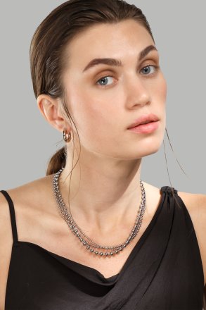 Necklace Layered Shine – Silver Plated