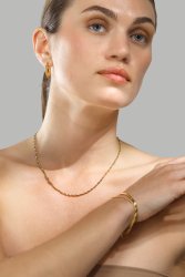 Necklace Twistad – 18k Gold Plated