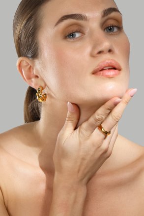 Earrings Gaia – 18k Gold Plated