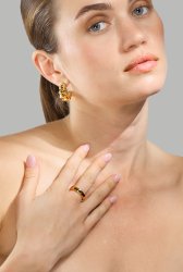 Earrings Gaia – 18k Gold Plated