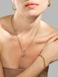 Earrings Twist Elegance – 18k Gold Plated