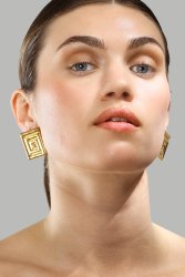 Earring Geometric Glow - 18k Gold Plated