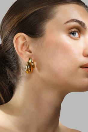 Earrings Gilded Drop – 18k Gold Plated