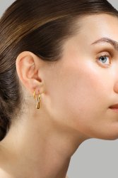 Earring Golden Drop - 18k Gold Plated