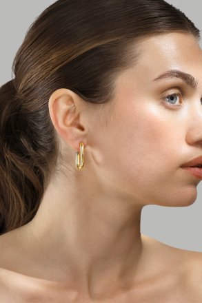 Earring Golden Flow - 18k Gold Plated