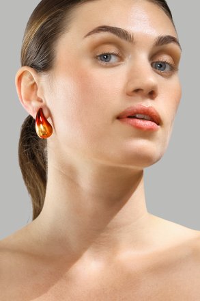 Earrings Verdé Glow– 18k Gold Plated
