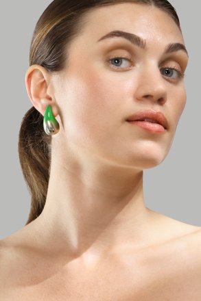 Earrings Verdé Glow – Silver Plated