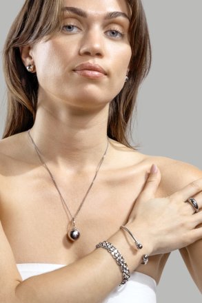 Orb Earrings - Silver Plated