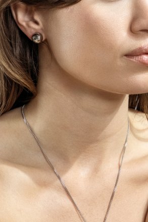 Orb Earrings - Silver Plated