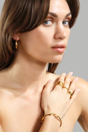 Ring Elara- 18k Gold Plated