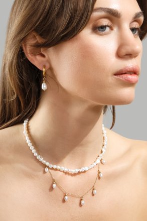 Earring Ocean- 18k Gold Plated