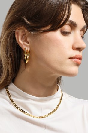 Earring Shine Hoops - 18k Gold Plated