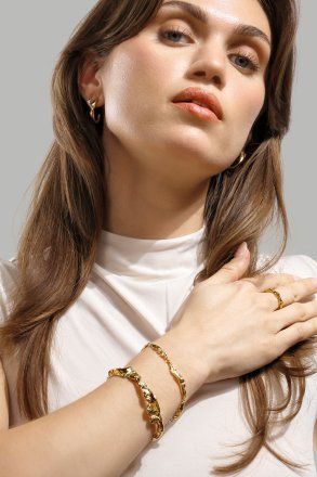Ondula Ring - 18k Gold Plated