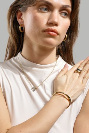 Necklace Orbit – Silver Plated