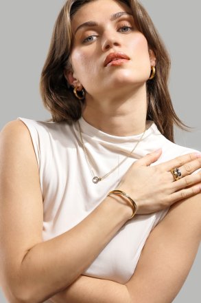 Necklace Orbit – Silver Plated
