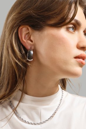 Ring Bold Flow - 18k Silver Plated