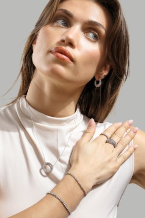 Bracelet Cirina - Silver Plated