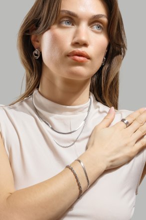 Earrings Unity Loop - Silver Plated