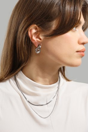 Verona Necklace – Silver Plated