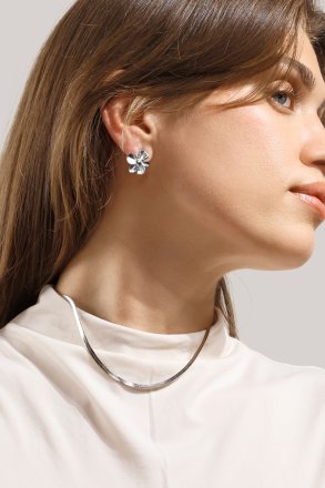 Florabella Earrings - Silver Plated