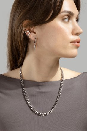 Earring Spike – Silver Plated