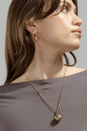 Orb Earrings - 18k Gold Plated
