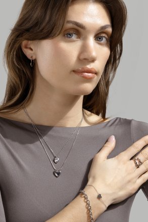 Necklace Eternal Heart - Silver Plated