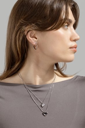 Necklace Eternal Heart - Silver Plated
