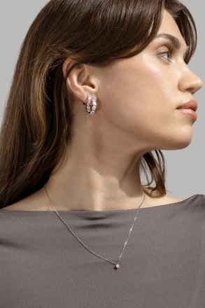Vela Earrings - Silver Plated