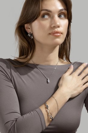 Gleam Necklace – Silver Plated