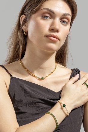 Earring Luxe Ripple Hoops- 18k Gold Plated